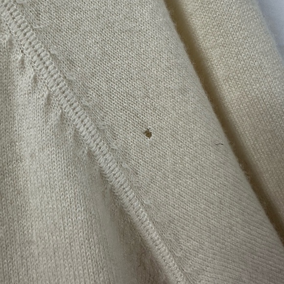 Suitsupply Suit Supply 100% Cashmere Cream Ivory Sweater Hoodie Sz Small - Picture 5 of 9